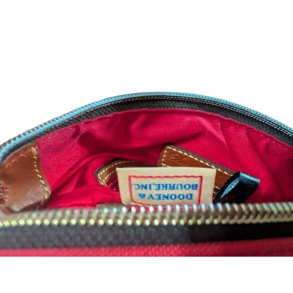 Dooney & Bourke Red Crossbody Purse With Adjustable Strap - Picture 5 of 6